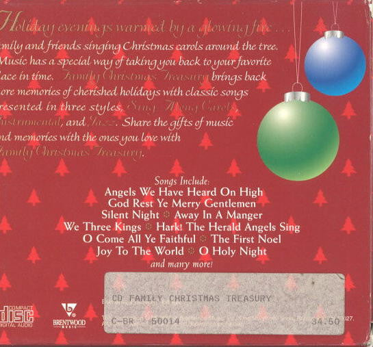 Unknown Artist : Family Christmas Treasury (3xCD, RE + Box)
