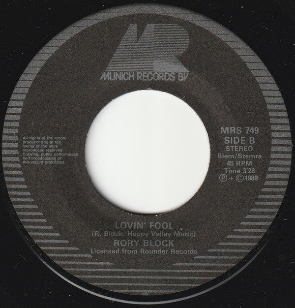Rory Block : Gypsie Boy (7", Single)
