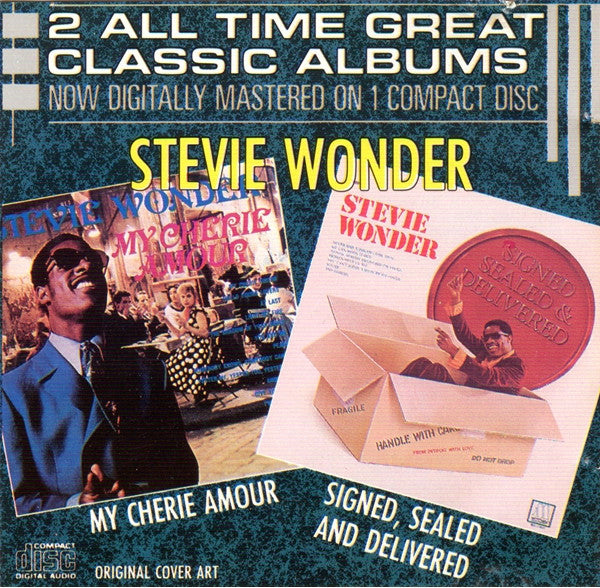 Stevie Wonder : My Cherie Amour / Signed Sealed And Delivered (CD, Comp)