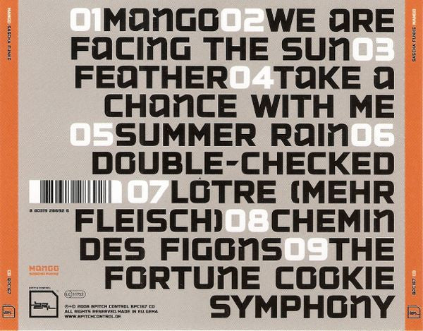 Sascha Funke : Mango (CD, Album)