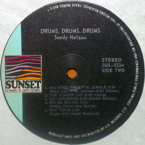 Sandy Nelson : Drums, Drums, Drums (LP, Comp)