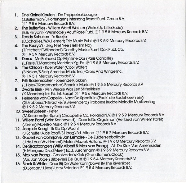 Various : De Zuiderzeeballade - Hollandse Hits Uit De Jaren 50 (2xCD, Comp)