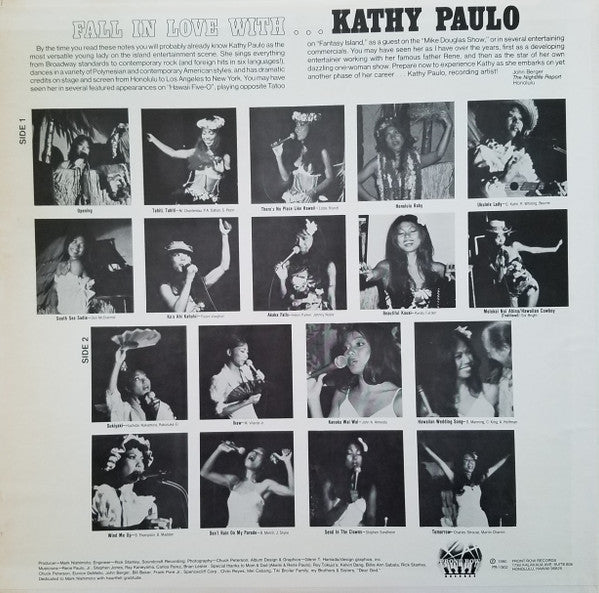 Kathy Paulo : Fall In Love With...  (LP, Album)