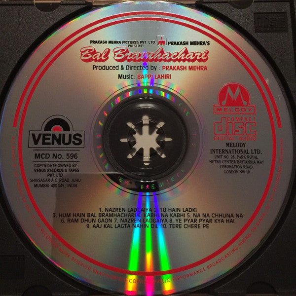 Bappi Lahiri : Bal Bramhachari (CD)