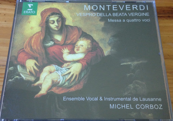 Claudio Monteverdi / Ensemble Vocal Et Instrumental De Lausanne, English Bach Festival Baroque Orchestra, Les Sacqueboutiers De Toulouse, Michel Corboz : Vespro Della Beata Vergine (2xCD, Album, RE)