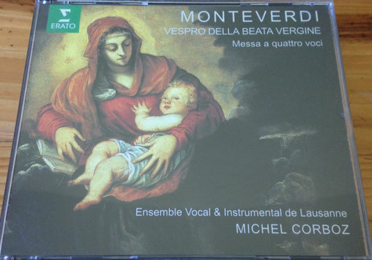 Claudio Monteverdi / Ensemble Vocal Et Instrumental De Lausanne, English Bach Festival Baroque Orchestra, Les Sacqueboutiers De Toulouse, Michel Corboz : Vespro Della Beata Vergine (2xCD, Album, RE)
