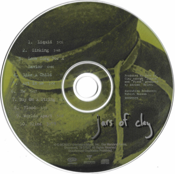 Jars Of Clay : Jars Of Clay (CD, Album)
