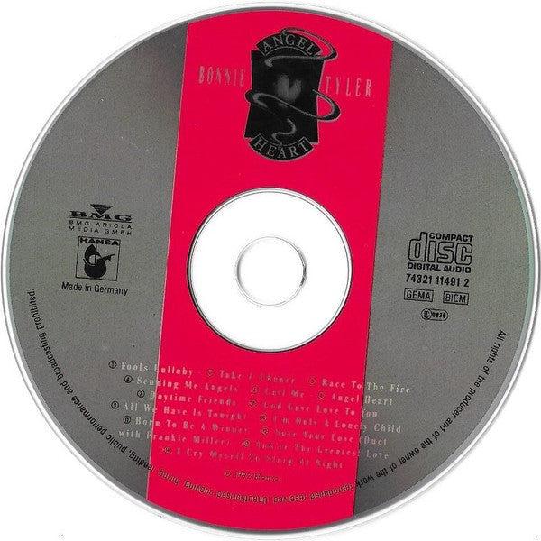 Bonnie Tyler : Angel Heart (CD, Album)