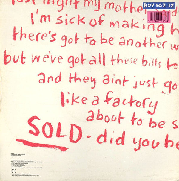 Boy George : Sold (12", Single)