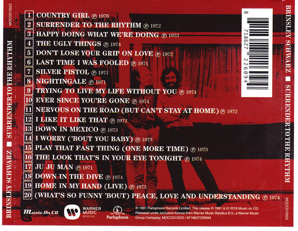 Brinsley Schwarz : Surrender To The Rhythm (CD, Comp, RE)