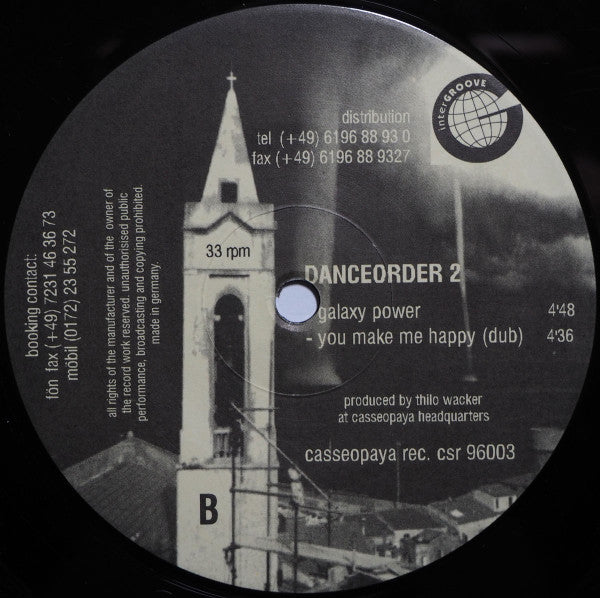 Casseopaya : Danceorder 2 (12")