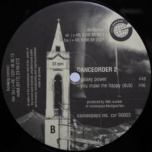 Casseopaya : Danceorder 2 (12")