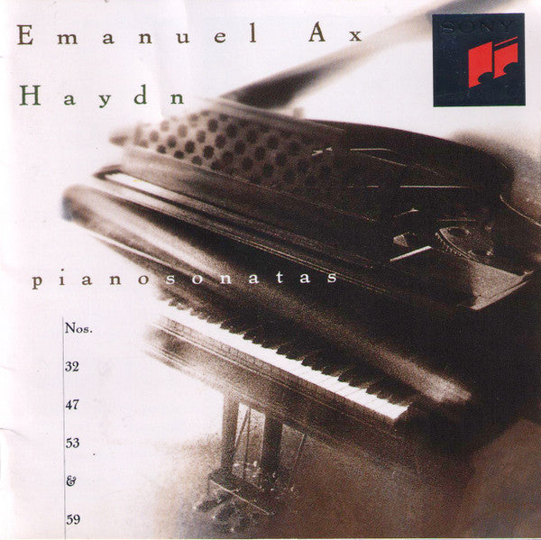 Joseph Haydn, Emanuel Ax : Piano Sonatas Nos. 32 47 53 & 59 (CD, Album)