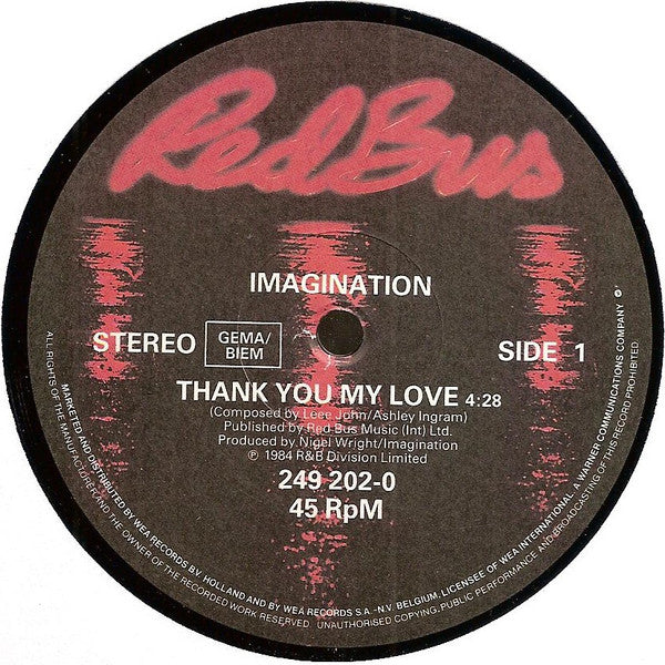 Imagination : Thank You My Love (12")