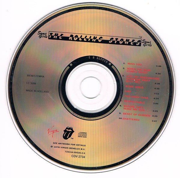 The Rolling Stones : Some Girls (CD, Album, RE, RM)