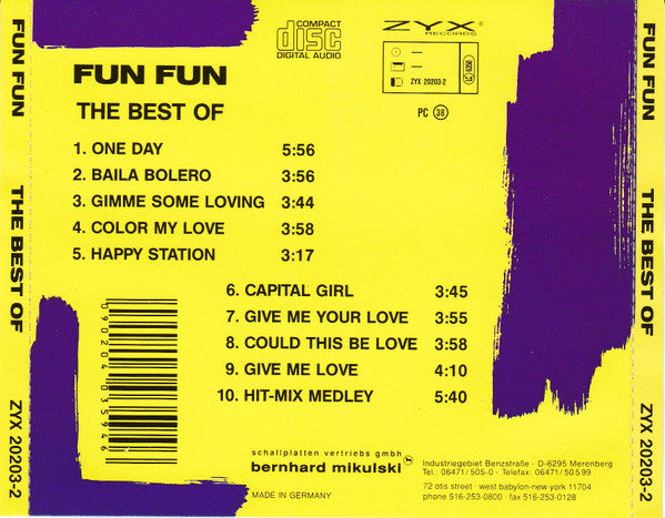 Fun Fun : The Best Of (CD, Comp, Red)