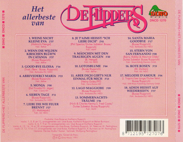 Die Flippers : Het Allerbeste Van (CD, Comp)