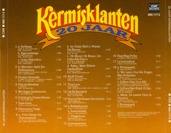 De Kermisklanten : 20 Jaar (CD, Comp)
