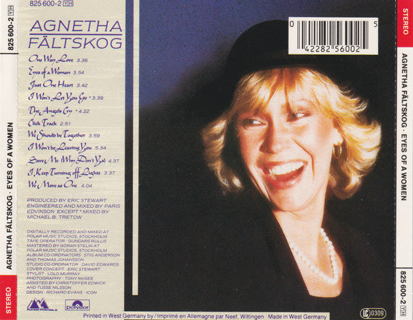 Agnetha Fältskog : Eyes Of A Woman (CD, Album)