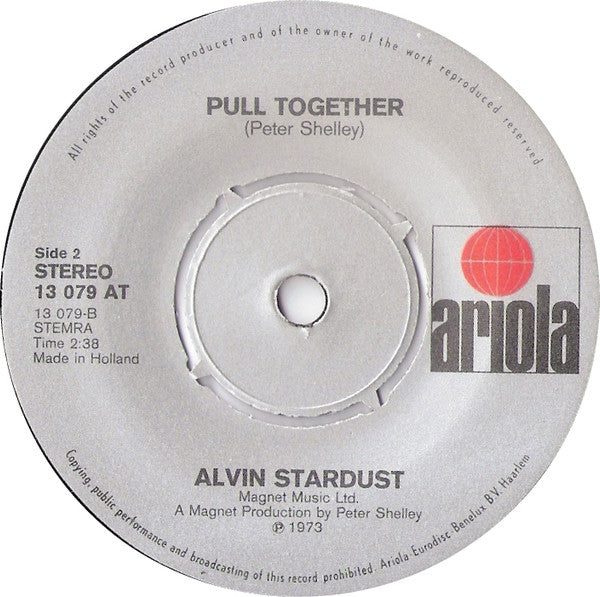 Alvin Stardust : My Coo Ca Choo (7", Single, 4-p)