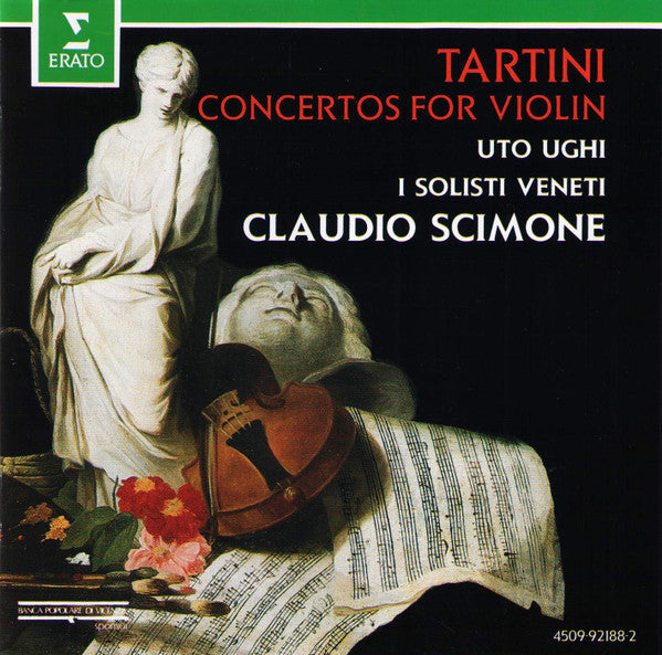 Tartini* - Uto Ughi, I Solisti Veneti, Claudio Scimone : Concertos For Violin (CD, Album, RE)
