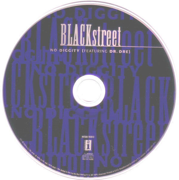 Blackstreet Featuring Dr. Dre : No Diggity (CD, Maxi)