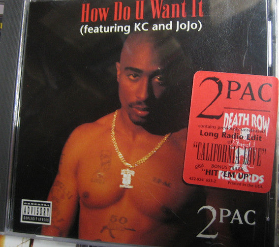 2Pac Featuring K-Ci & JoJo : How Do U Want It (CD, Maxi)