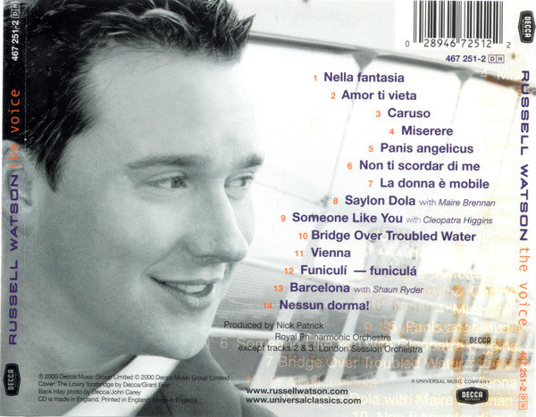 Russell Watson : The Voice (CD, Album, PMD)