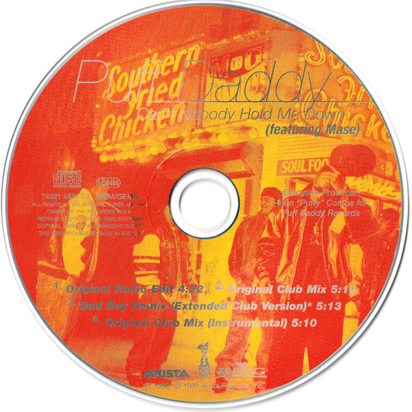 Puff Daddy Featuring Mase : Can't Nobody Hold Me Down (Remix) (CD, Single)