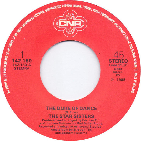 The Star Sisters : The Duke Of Dance (7", Single)