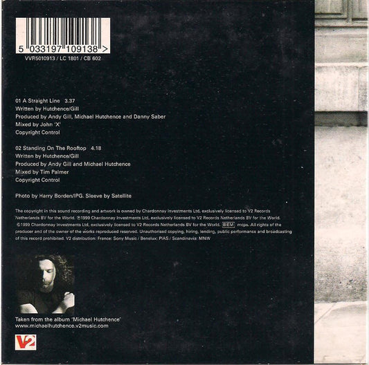 Michael Hutchence : A Straight Line (CD, Single, Car)