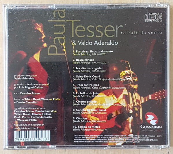 Paula Tesser, Valdo Aderaldo : Retrato Do Vento (CD, Album)