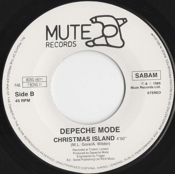 Depeche Mode : A Question Of Lust (7", Single)