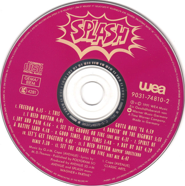 Splash (3) : Splash (CD, Album)