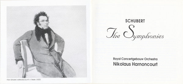Franz Schubert, Concertgebouworkest, Nikolaus Harnoncourt : The Symphonies (4xCD + Box, Sli)