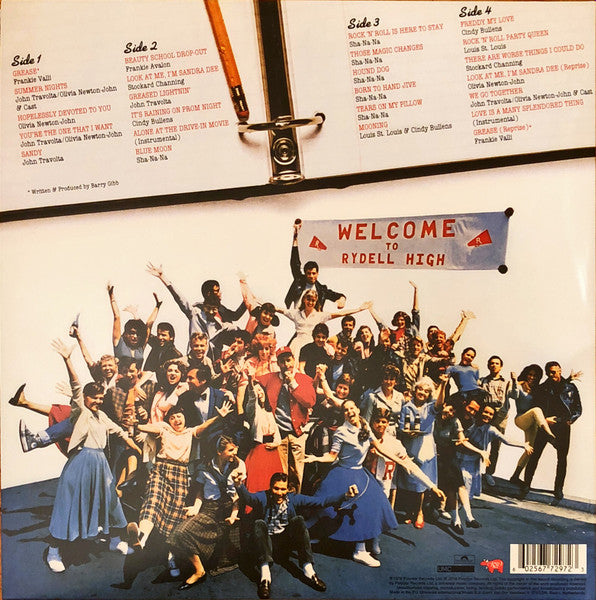 Various : Grease (The Original Soundtrack From The Motion Picture) (2xLP, Album, RE, 40t)