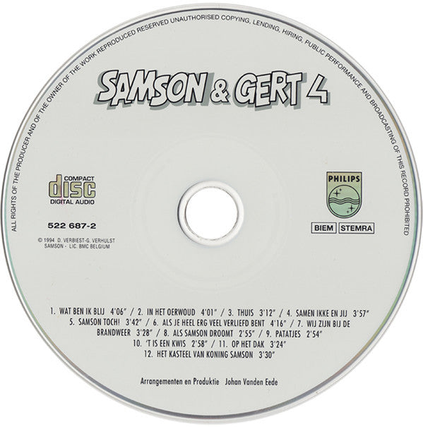 Samson & Gert : Samson & Gert 4 (CD, Album)