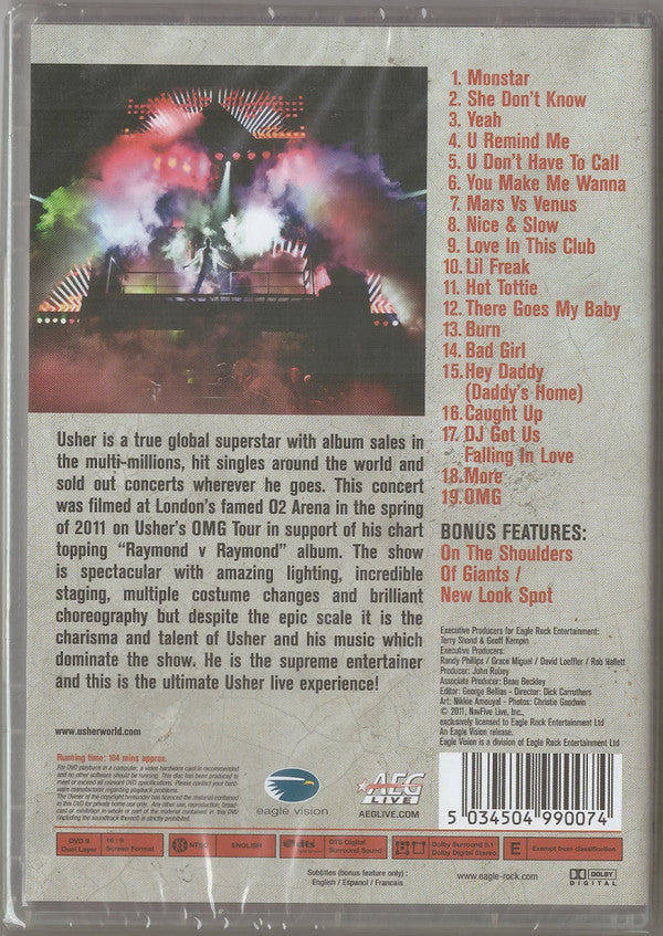 Usher : OMG Tour Live From London (DVD-V, NTSC, Reg)