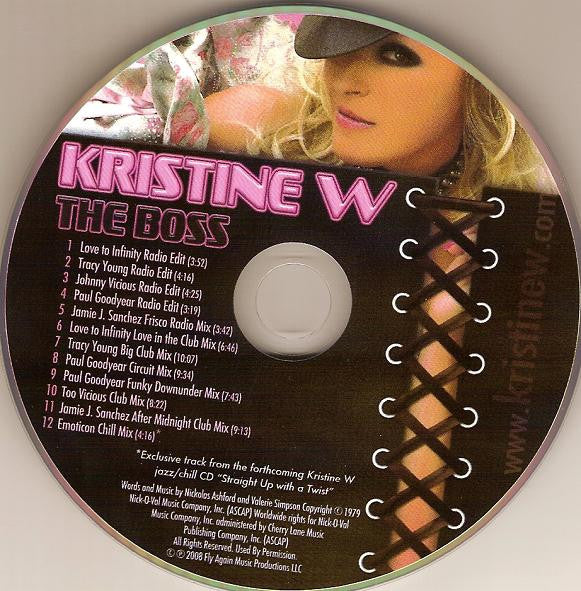 Kristine W : The Boss (CD, Single)