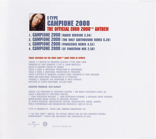 E-Type : Campione 2000 (CD, Maxi)