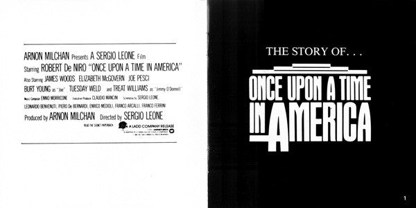 Ennio Morricone : Once Upon A Time In America (Original Motion Picture Soundtrack) (CD, Album)