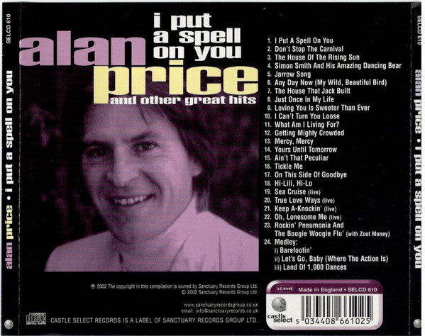 Alan Price : I Put A Spell On You (And Other Great Hits) (CD, Album, Comp)
