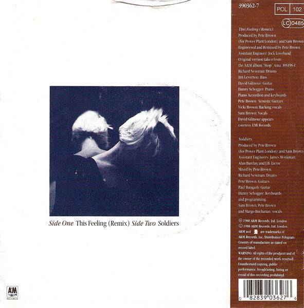 Sam Brown : This Feeling (7", Single)