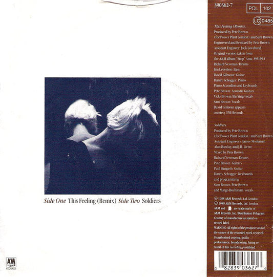 Sam Brown : This Feeling (7", Single)