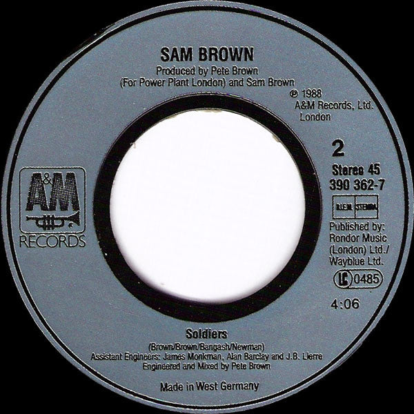 Sam Brown : This Feeling (7", Single)