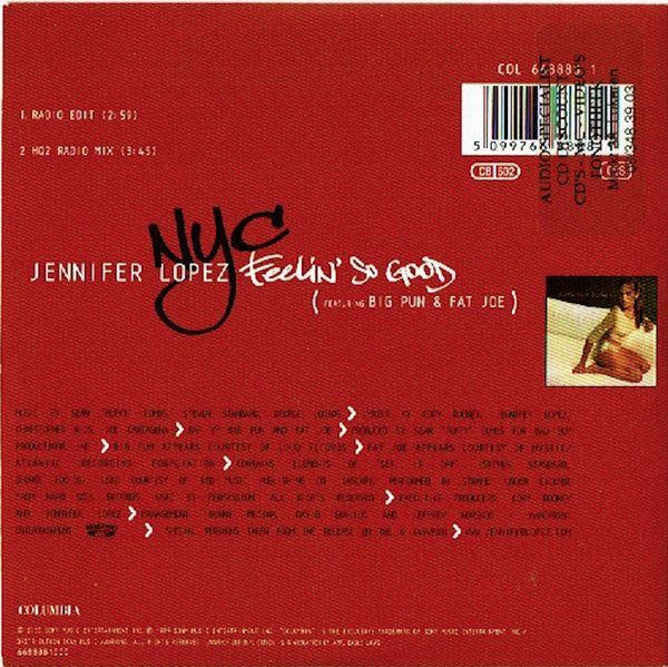 Jennifer Lopez : Feelin' So Good (CD, Single, Car)