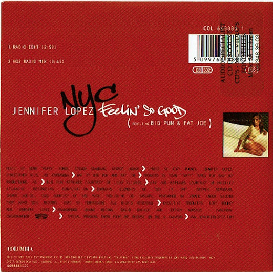 Jennifer Lopez : Feelin' So Good (CD, Single, Car)