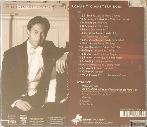 Wibi Soerjadi : Pieces Of A Dream - Romantic Masterpieces (2xSACD, Hybrid, Multichannel, Album)
