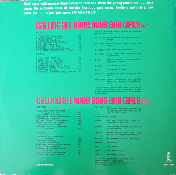 Various : Intensified! Original Ska 1962-1967 Vol. 1 & 2 (2xLP, Comp, Gat)