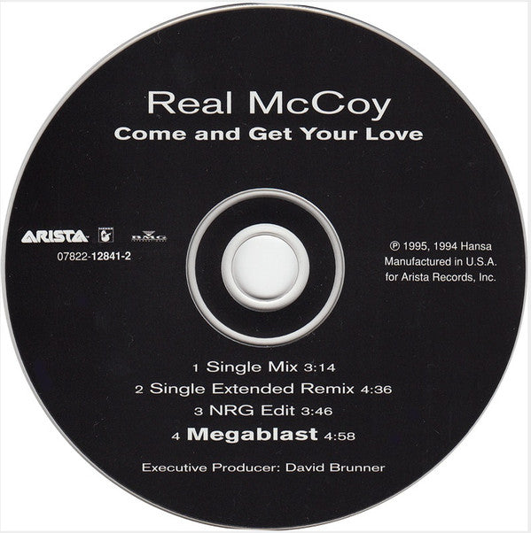 Real McCoy : Come And Get Your Love (CD, Single)